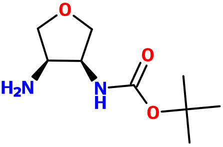 (image for) MC017863 2-Methyl-2-propanyl [(3S,4R)-4-aminotetrahydro-3-furanyl]carbamate
